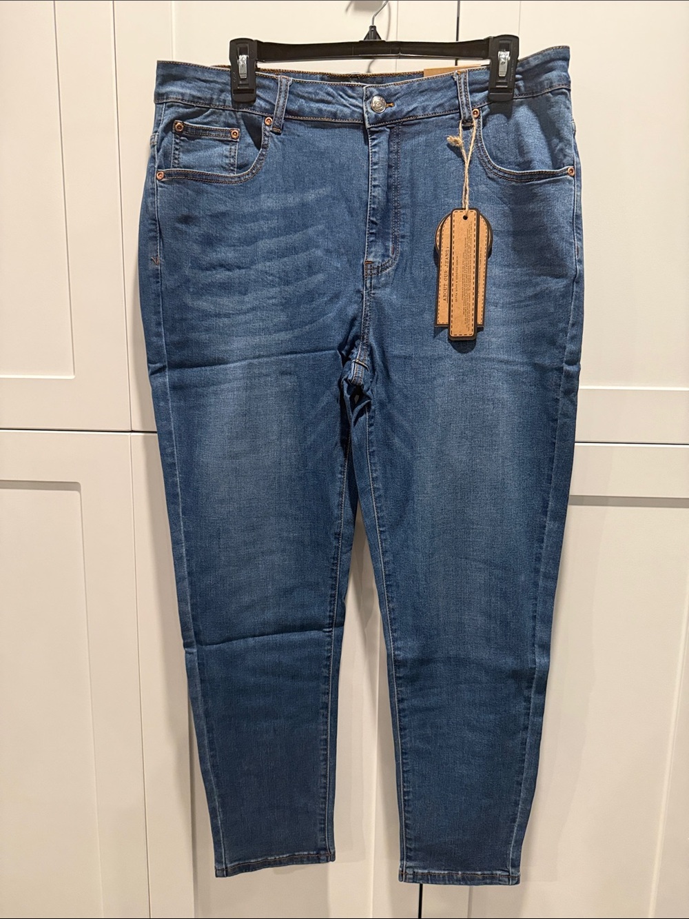 Slim High-Rise Women's Skinny Jeans - Blue Wash